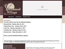 Tablet Screenshot of birchwoodvillageapartments.com